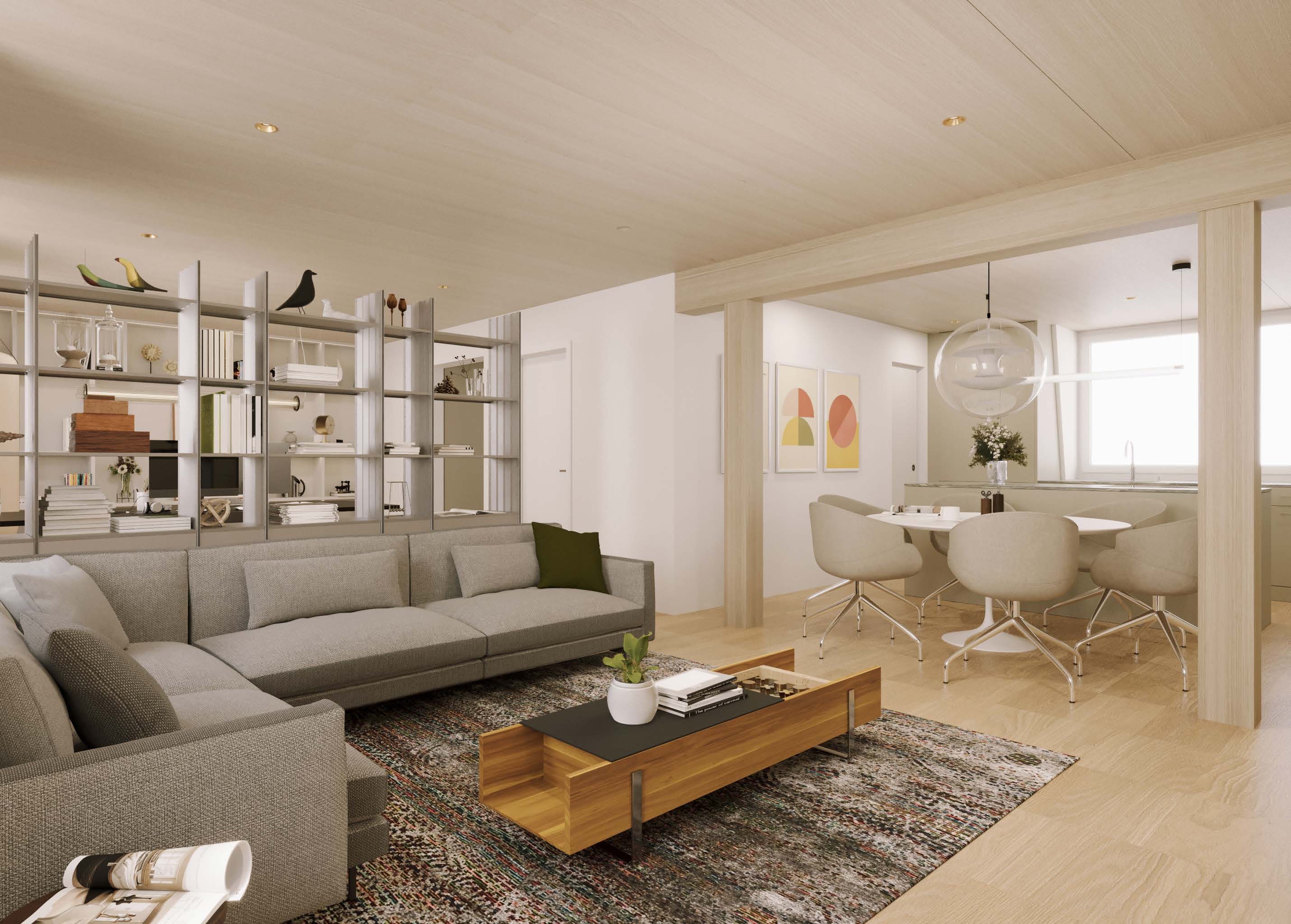 Attika Loft · Dachgeschoss 1+2 · Ansicht 2