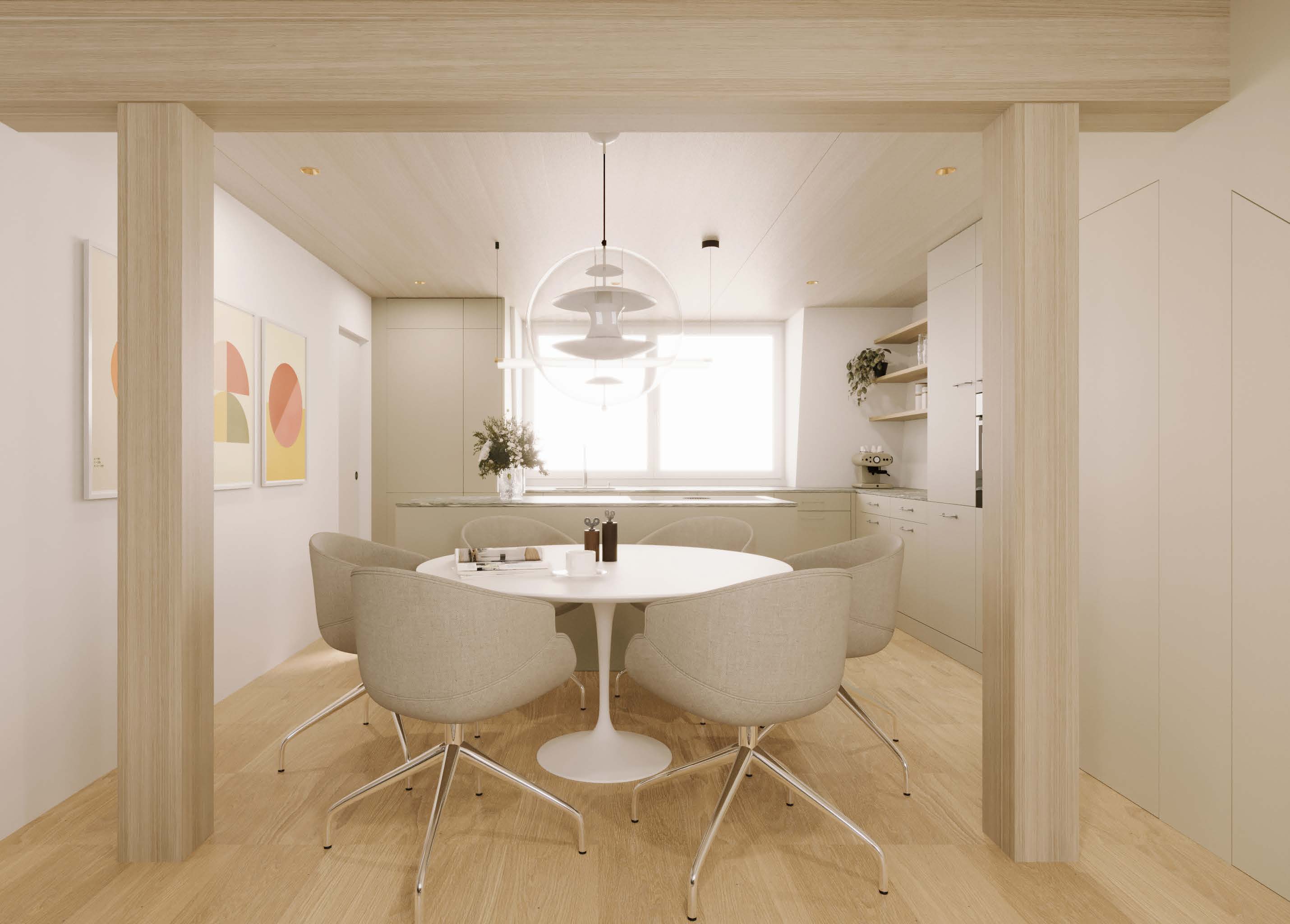 Attika Loft · Dachgeschoss 1+2 · Ansicht 6