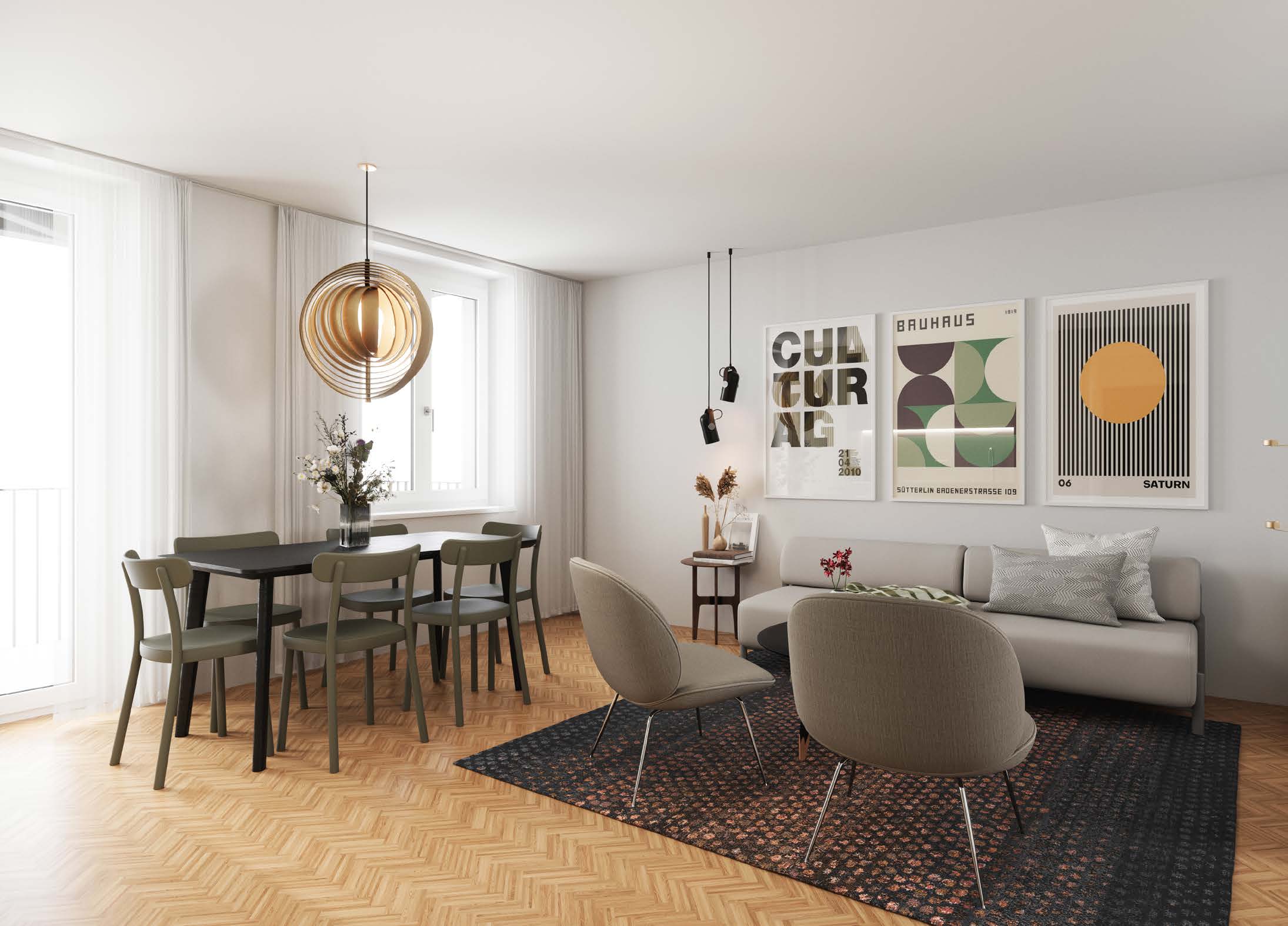 4‑Zimmer Wohnung · 2. Obergeschoss · Ansicht 2