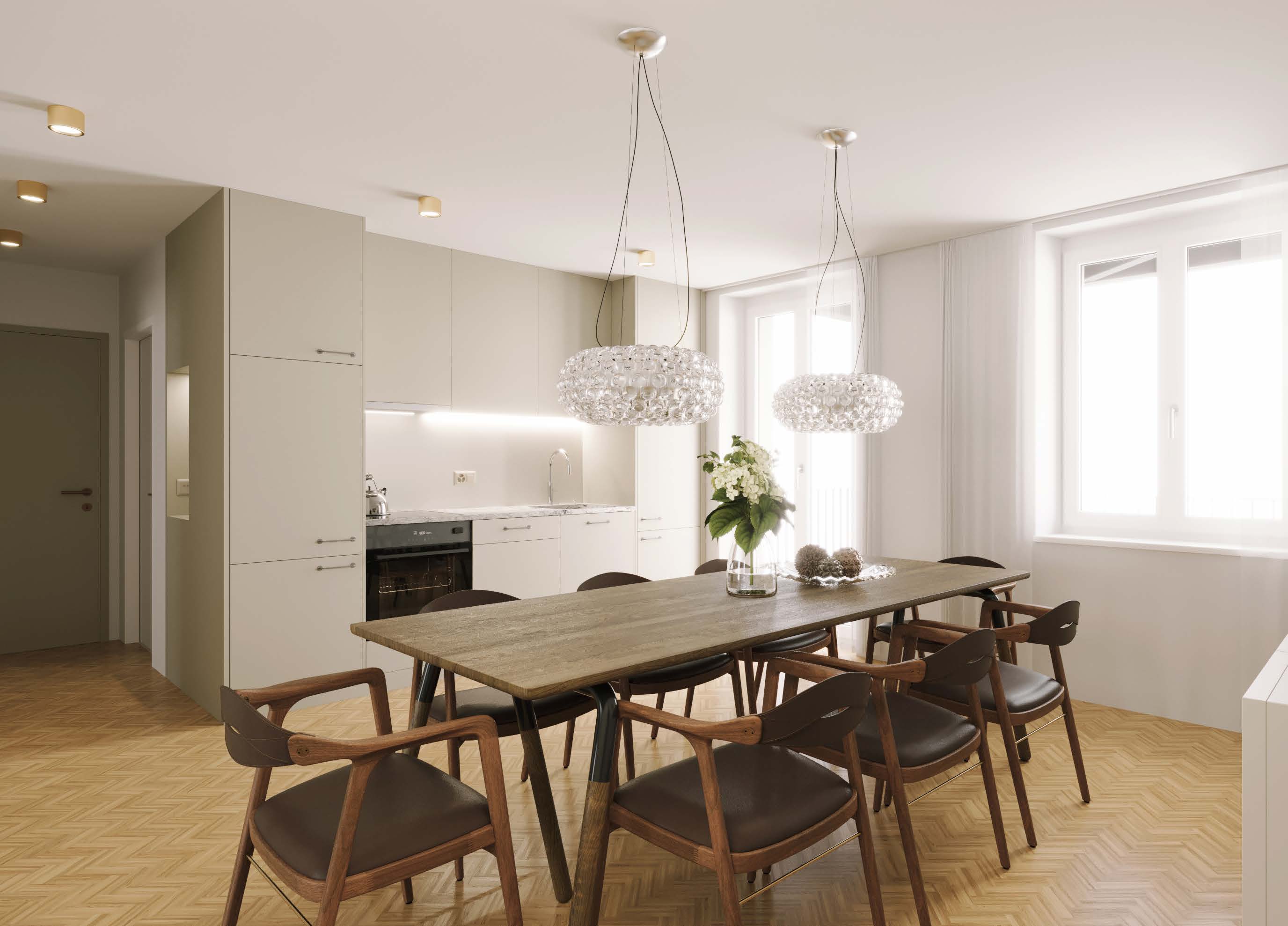 4‑Zimmer Wohnung · 4. Obergeschoss · Ansicht 1